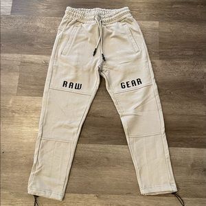 Grey/White Rawgear Joggers